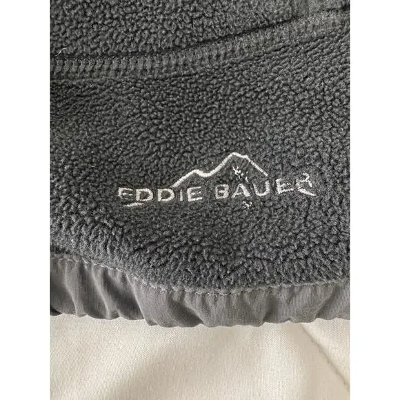 Eddie Bauer Men's Black/Gray Fleece Full-Zip Jacket Size XS - Picture 2 of 13